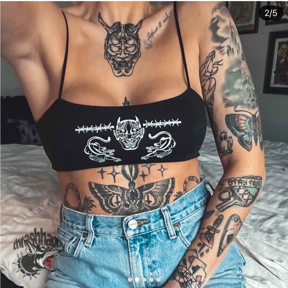 Thrashhappy strapped mini bandeau